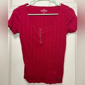 Hollister Scoop Ribbed top